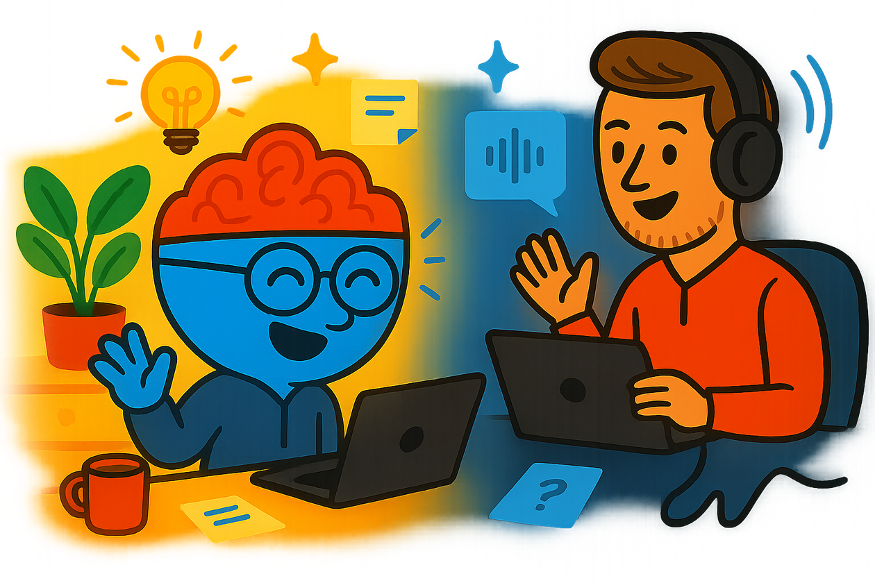 Cartoon artist painting a personal brand